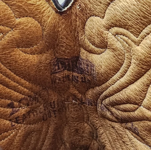 Men's ABILENE brown leather cowboy boots, size 10.5 D - Picture 6 of 6